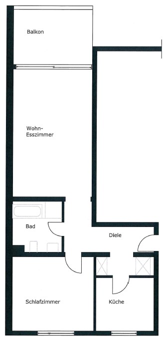 Grundriss Etagenwohnung Bonn