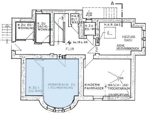 Grundriss Keller Etagenwohnung Bonn