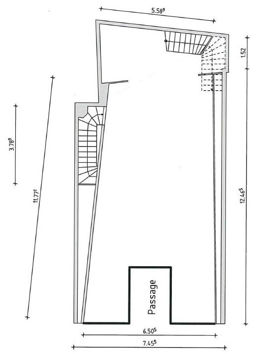 Grundriss EG Ladenlokal Bonn