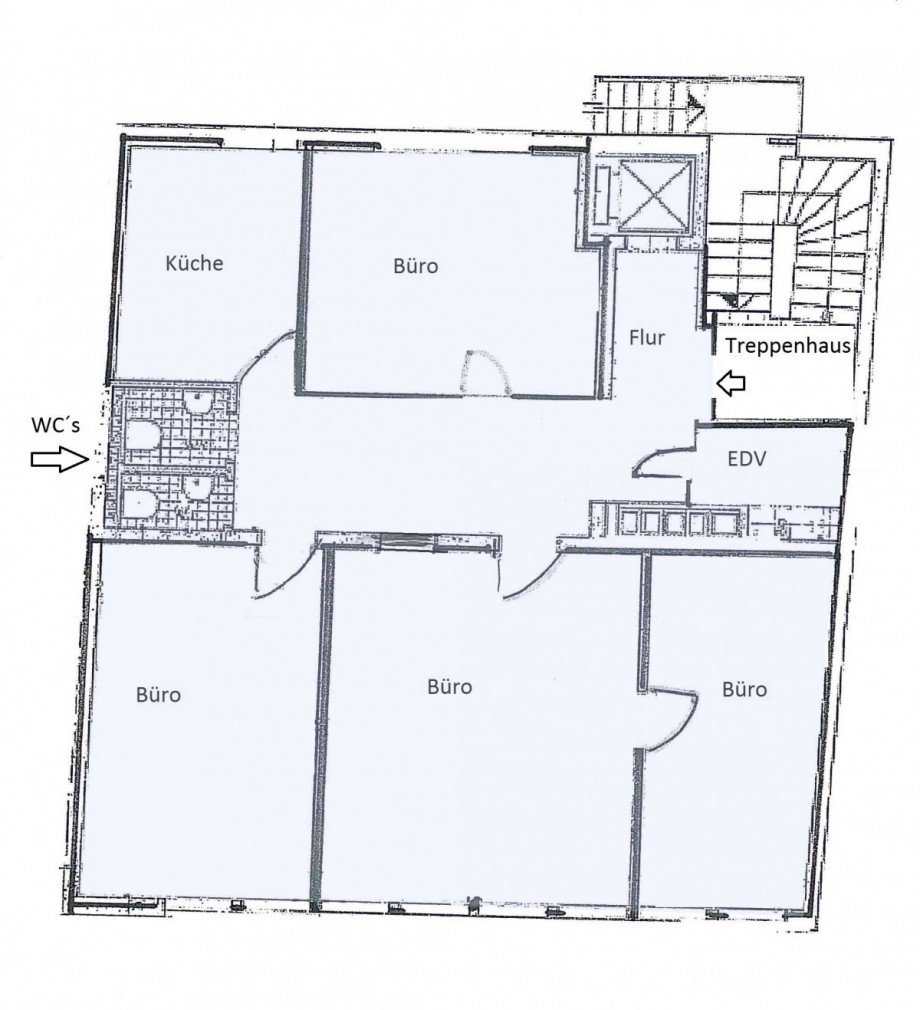 Grundriss B�rohaus Bonn