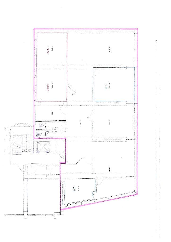 Grundriss B�rofl�che Bonn