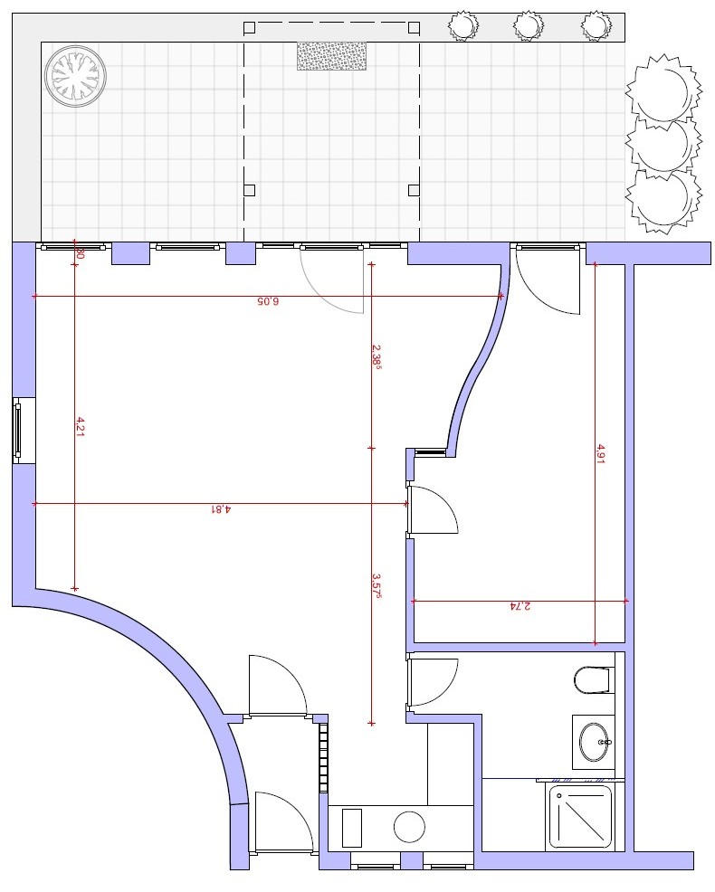 Grundriss Etagenwohnung K�nigswinter