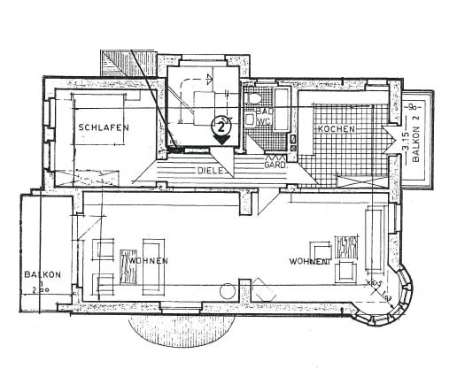 Grundriss Wohnung Etagenwohnung Bonn