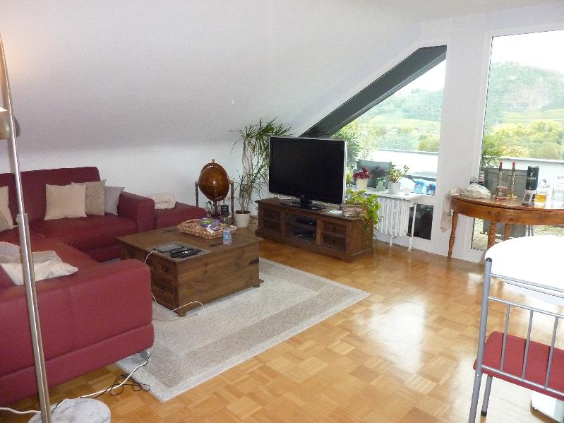 Wohnzimmer Dachgeschosswohnung Bonn