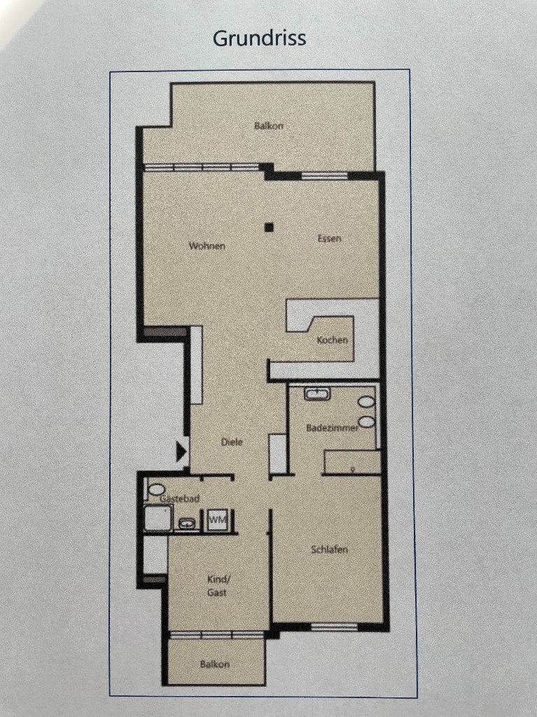 Grundriss Etagenwohnung Bonn
