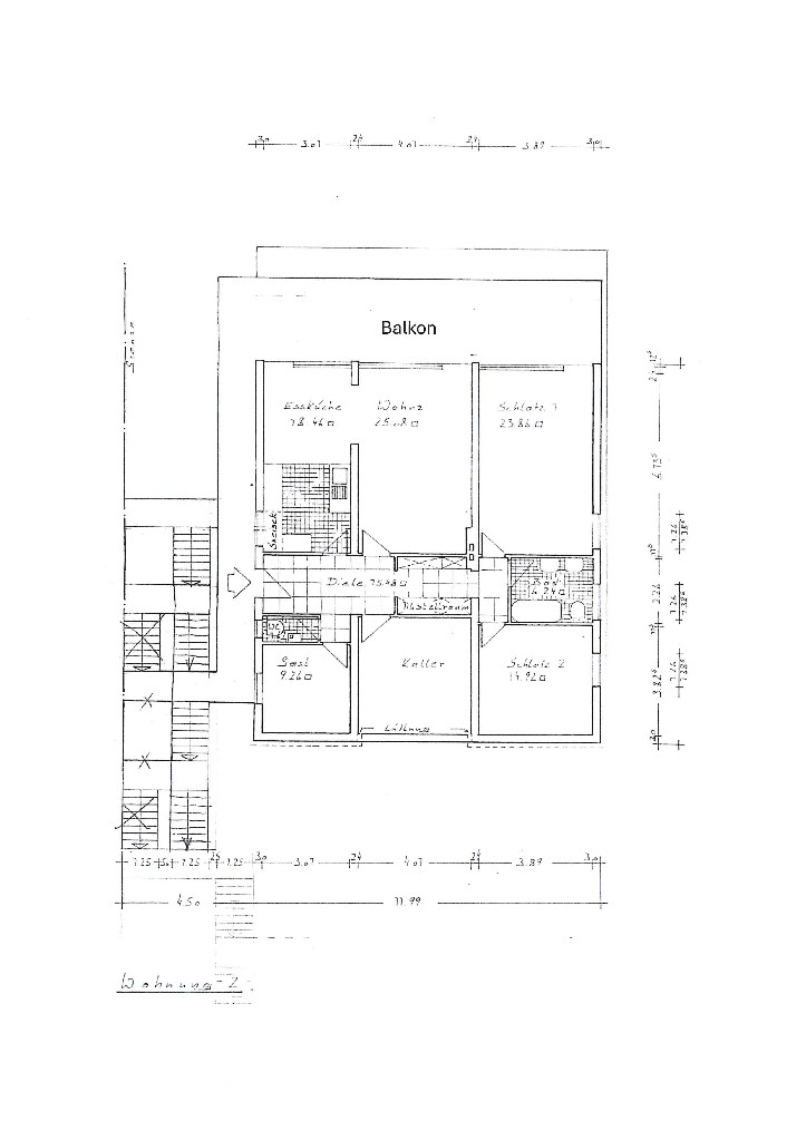 Grundriss Terrassenwohnung Bonn