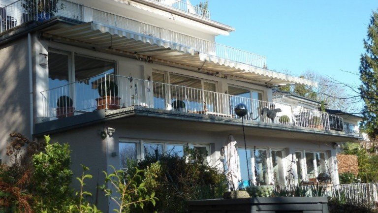 Au�enansicht Bonn Terrassenwohnung Rarit�t! Elegante Terrassenwohnung mit Panoramablick in Godesberg-Schweinheim zu verkaufen
